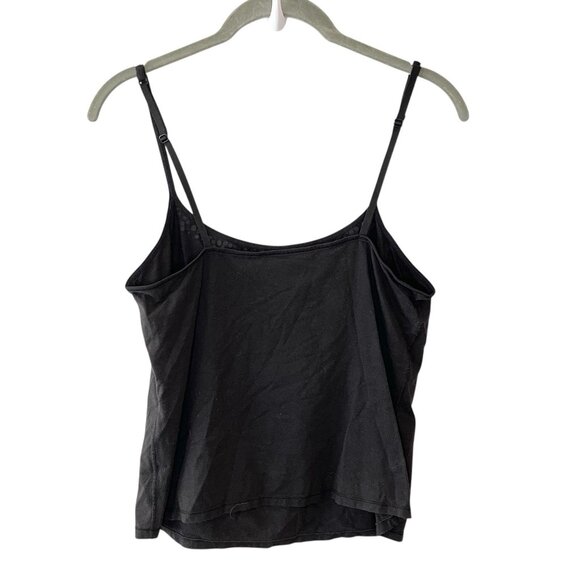 Vintage Y2K‎ Victoria’s Secret PINK Cami Rhinestone Studded Solid Black Size L - Picture 2 of 5